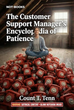 Load image into Gallery viewer, Not-Books: The Customer Support Manager's Encyclopedia of Patience | Funny Call Center Notebook
