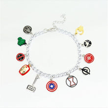 Load image into Gallery viewer, Marvel Super Heroes Charm Bracelet - Gifteee Unique &amp; Unusual gifts, Cool gift ideas
