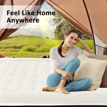 Load image into Gallery viewer, Queen Air Mattress – Built-In Pump, 16" Double-High Airbed
