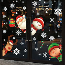 Load image into Gallery viewer, Christmas Window Clings – 82-Piece Double-Sided Holiday Decals
