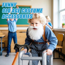 Load image into Gallery viewer, Inflatable Walker &amp; Cane – Funny Old-Person Costume Props
