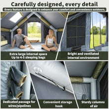 Load image into Gallery viewer, Inflatable Camping Tent – 4-6 Person Pop-Up Tent, No Poles
