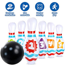 Load image into Gallery viewer, Giant Inflatable Bowling Set – Jumbo Party Game for Kids &amp; Adults
