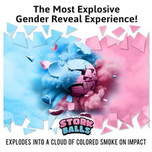 Load image into Gallery viewer, Gender Reveal Golf Balls – Max-Powder Pink or Blue Explosion

