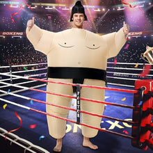 Load image into Gallery viewer, Inflatable Sumo Costume – Funny Blow-Up Wrestler Suit for Adults
