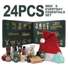 Load image into Gallery viewer, Men's Grooming Advent Calendar – 24-Day Beard &amp; Body Care Set
