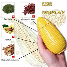 Load image into Gallery viewer, Yellow Ceramic Corn Cob Food Storage Jar – Sealed Kitchen Canister with Lid
