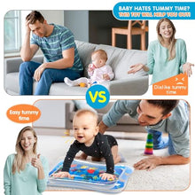Load image into Gallery viewer, Baby Tummy Time Water Mat – Inflatable Sensory Play Mat
