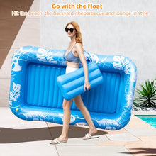 Load image into Gallery viewer, Tanning Pool with Sprinkler – Inflatable Sun Lounge for 2
