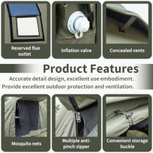 Load image into Gallery viewer, Inflatable Camping Tent – 4-6 Person Pop-Up Tent, No Poles
