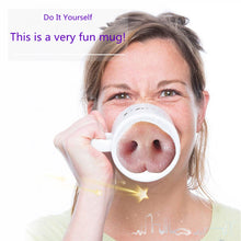 Load image into Gallery viewer, Funny Nose Mug – Novelty Ceramic Coffee Cup Gag Gift
