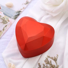 Load image into Gallery viewer, Heart Ring Box with LED Light – Velvet, Red

