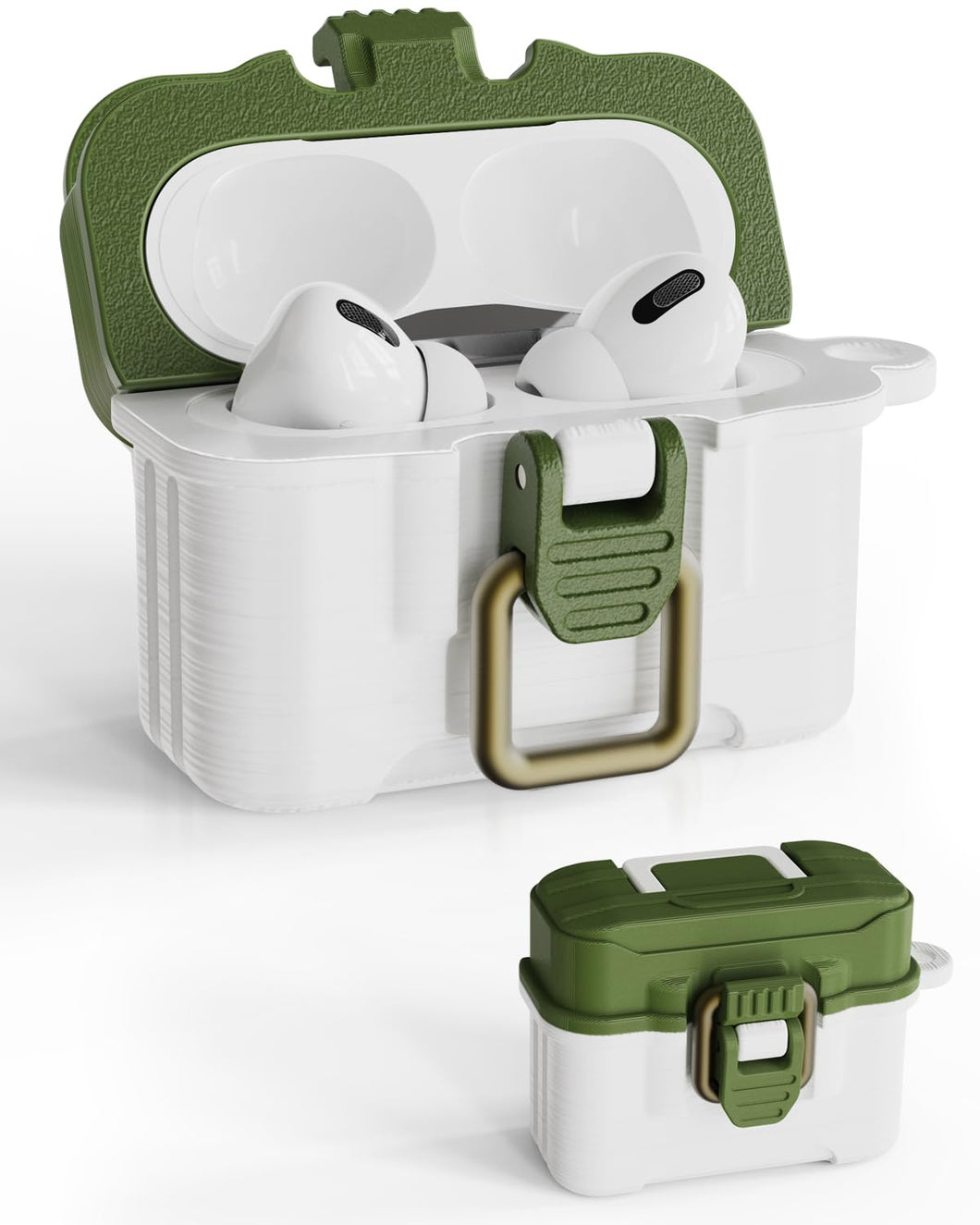 Tackle-Box Style Case for AirPods Pro 1 & 2 – Magnetic Base
