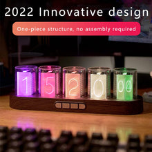 Load image into Gallery viewer, RGB Imitation Nixie Tube LED Clock
