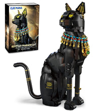 Load image into Gallery viewer, Egyptian Cat Building Blocks – 1274-Piece Display Model
