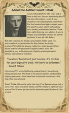 Load image into Gallery viewer, Not-Books: Dracula By Count Tofula - 100 Recipes for the Vegan Vampire
