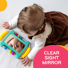 Load image into Gallery viewer, Tummy Time Baby Mirror – Silicone, Shatterproof
