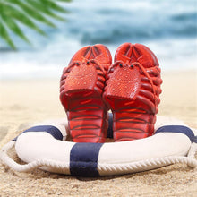 Load image into Gallery viewer, Lobster &amp; Fish Slippers – Novelty Bass Sandals
