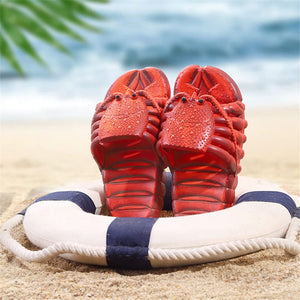 Lobster & Fish Slippers – Novelty Bass Sandals