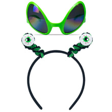 Load image into Gallery viewer, Alien Eyeball Headband with Glasses - Gifteee Unique &amp; Unusual gifts, Cool gift ideas
