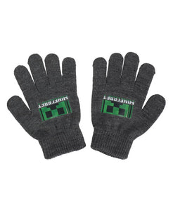 Minecraft Beanie and Gloves Set