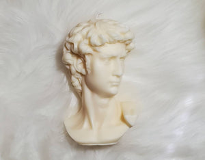 David Bust Scented Candle – Large, Hand-Poured