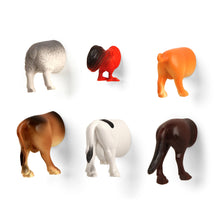 Load image into Gallery viewer, Farm Animal Butt Magnet Set (6 Pack)
