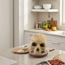 Load image into Gallery viewer, Skull Knife Holder – Gothic Kitchen Knife Block &amp; Decor
