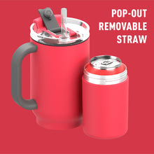 Load image into Gallery viewer, 2-in-1 Travel Mug &amp; Can Cooler – Insulated Stainless Tumbler
