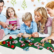 Load image into Gallery viewer, Felt Christmas Tree for Kids – 3ft DIY Wall Tree with 26 Ornaments
