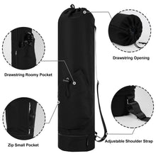 Load image into Gallery viewer, Yoga Mat Bag with Water Bottle Pocket - Gifteee Unique &amp; Unusual gifts, Cool gift ideas
