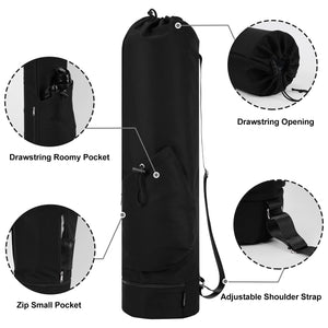 Yoga Mat Bag with Water Bottle Pocket - Gifteee Unique & Unusual gifts, Cool gift ideas