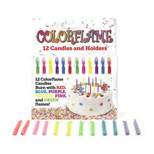 Load image into Gallery viewer, Colorflame Happy Birthday Candles - Gifteee Unique &amp; Unusual gifts, Cool gift ideas
