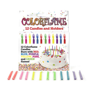 Colorflame Happy Birthday Candles - Gifteee Unique & Unusual gifts, Cool gift ideas