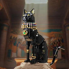Load image into Gallery viewer, Egyptian Cat Building Blocks – 1274-Piece Display Model
