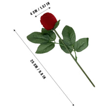 Load image into Gallery viewer, Long-Stem Red Rose Jewelry Box – Ring or Earring Case
