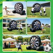 Load image into Gallery viewer, 10ft Giant Soccer Dartboard – Inflatable Target &amp; Movie Screen
