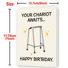 Load image into Gallery viewer, Premium Funny 5x7 Birthday Greeting Card with Envelope | Humorous Gift
