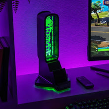Load image into Gallery viewer, Officially Licensed Fortnite RGB Headphone Stand &amp; Controller Holder
