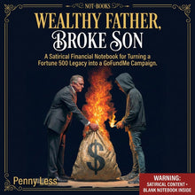 Load image into Gallery viewer, Not-Books: Wealthy Father, Broke Son By Penny Less - The Guide to Generational Debt
