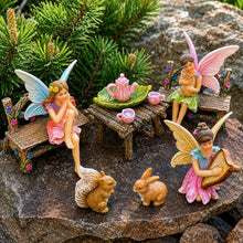 Load image into Gallery viewer, Mood Lab Outdoor Miniature Fairy Garden Accessories Kit
