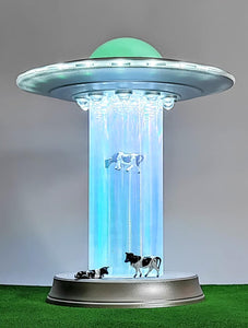 Alien Cow Abduction Lamp
