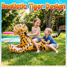 Load image into Gallery viewer, Leopard Ride-On Pool Float – Kids Inflatable Animal Float
