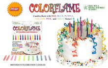 Load image into Gallery viewer, Colorflame Happy Birthday Candles - Gifteee Unique &amp; Unusual gifts, Cool gift ideas
