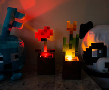 Load image into Gallery viewer, Minecraft Tulip &amp; Poppy Mood Lights - Gifteee Unique &amp; Unusual gifts, Cool gift ideas
