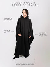 Load image into Gallery viewer, Weighted Anxiety Hoodie – Cozy Faux-Fur Calming Cloak
