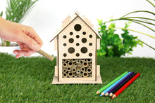 Load image into Gallery viewer, Build Your Own Bug Hostel Kit - Includes Coloring Pencils
