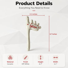 Load image into Gallery viewer, Ceramic Toe Straw – Weird Funny Reusable Drinking Straw
