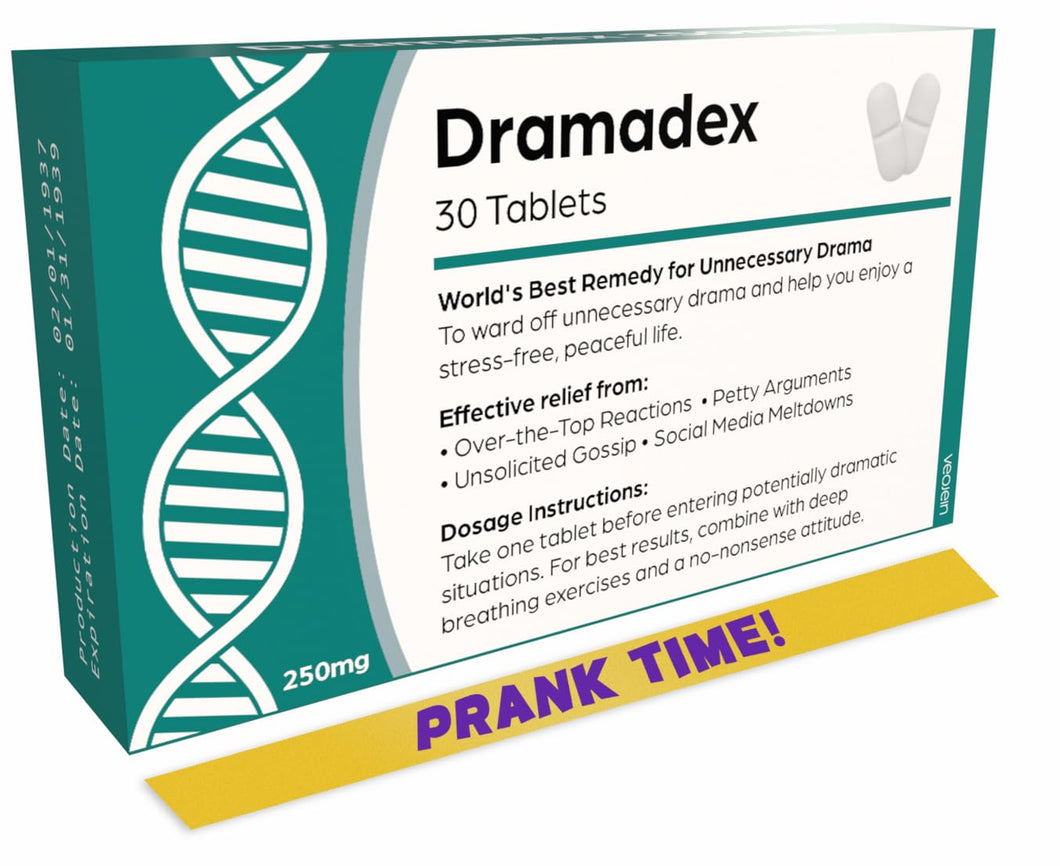 Dramadex Prank Pill Box