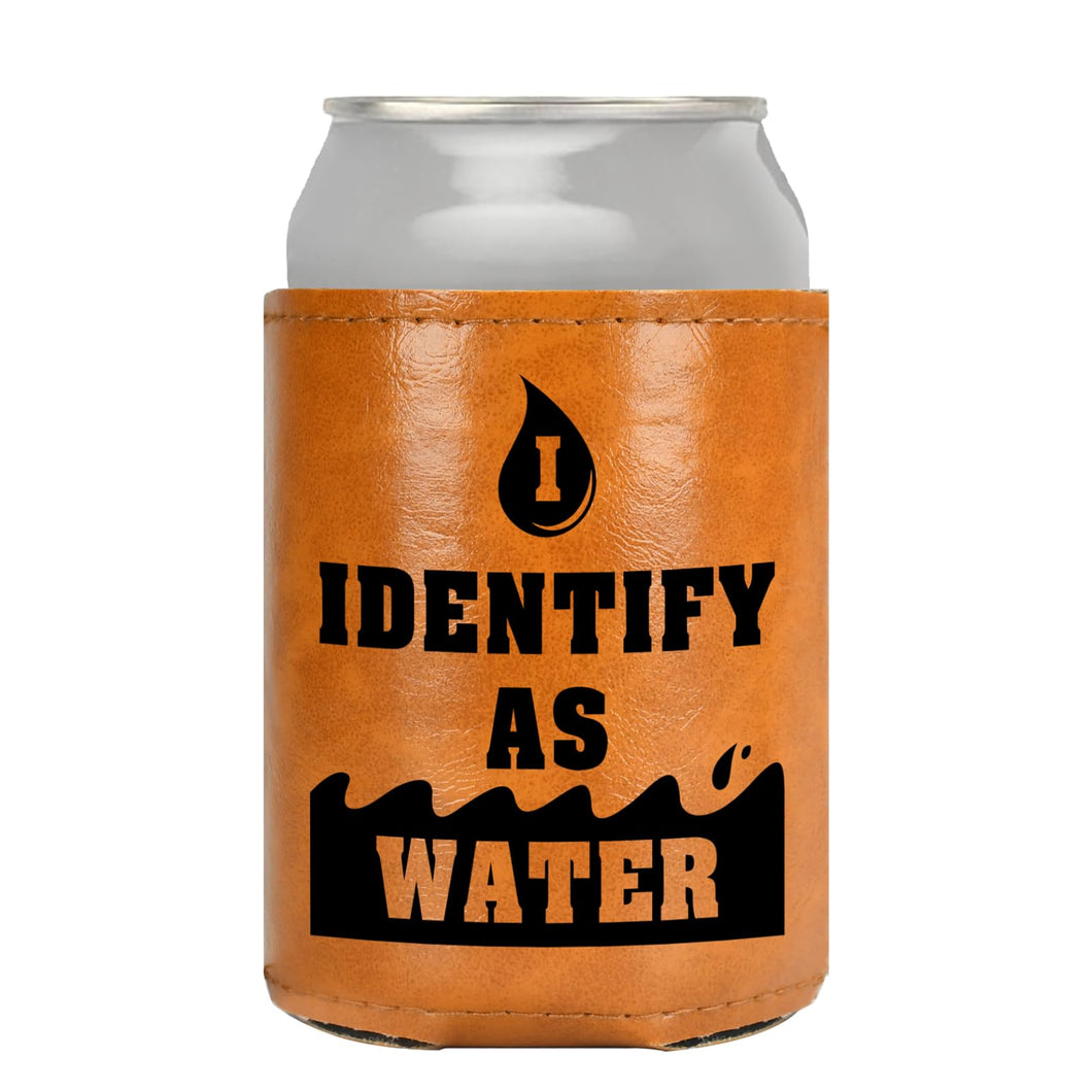 Funny Leather Can Cooler for Men